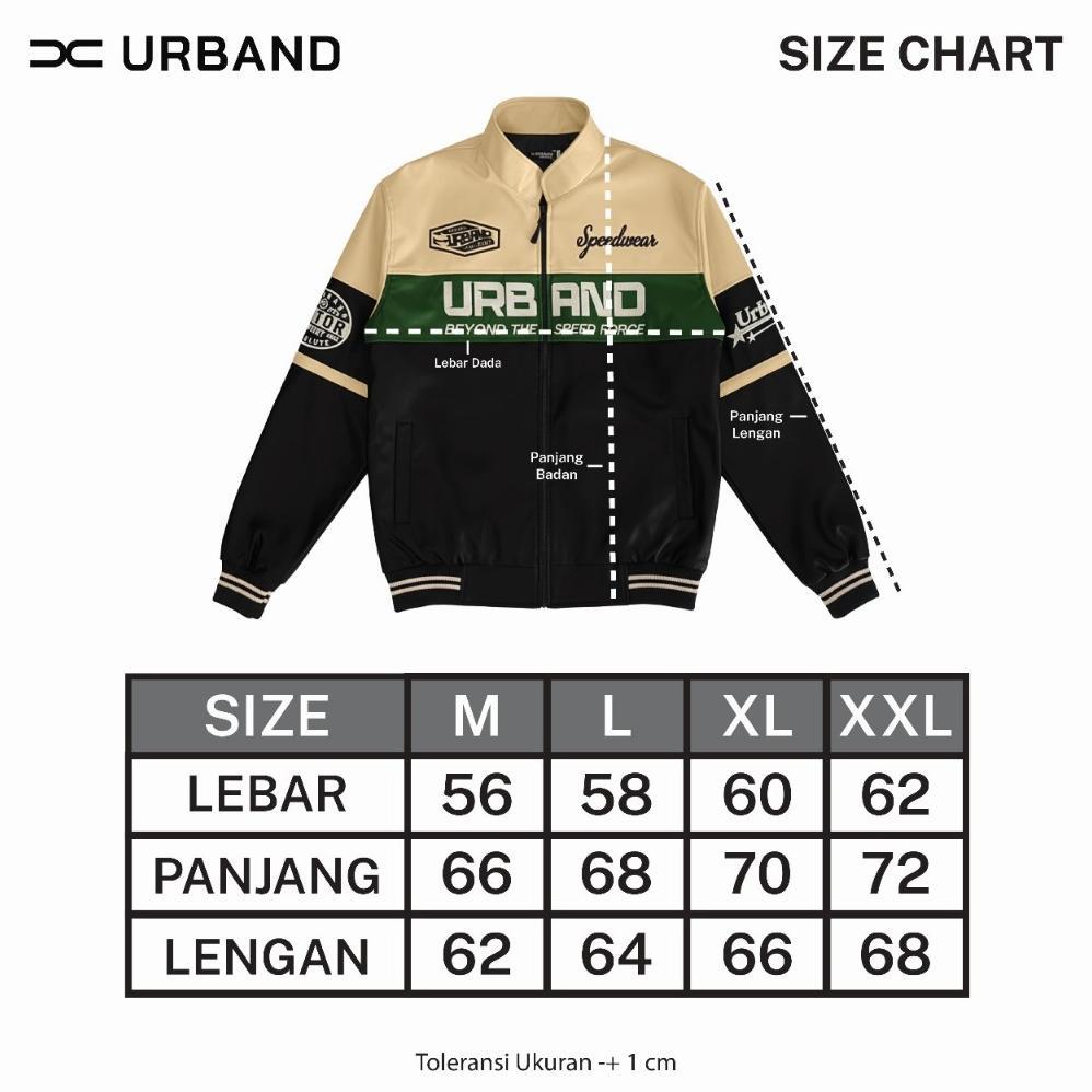 Promo Terbaru X Urband Absolute Jaket Nascar Kulit Sintetis A619