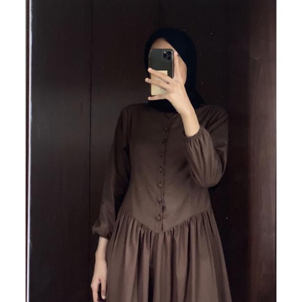 BEST SALE Tessa Dress By.azeera Katun Premium Slim Fit