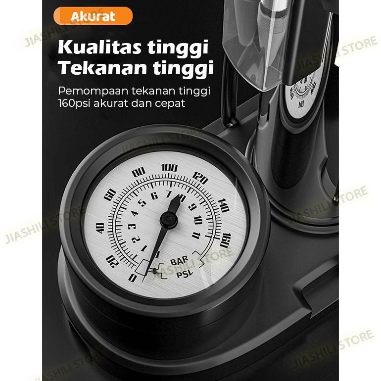 Pompa Ban - Pompa Injak Ban Motor - Pompa Angin Speeds - Pompa Ban Sepeda Dan Motor - Pompa Ban Mobi