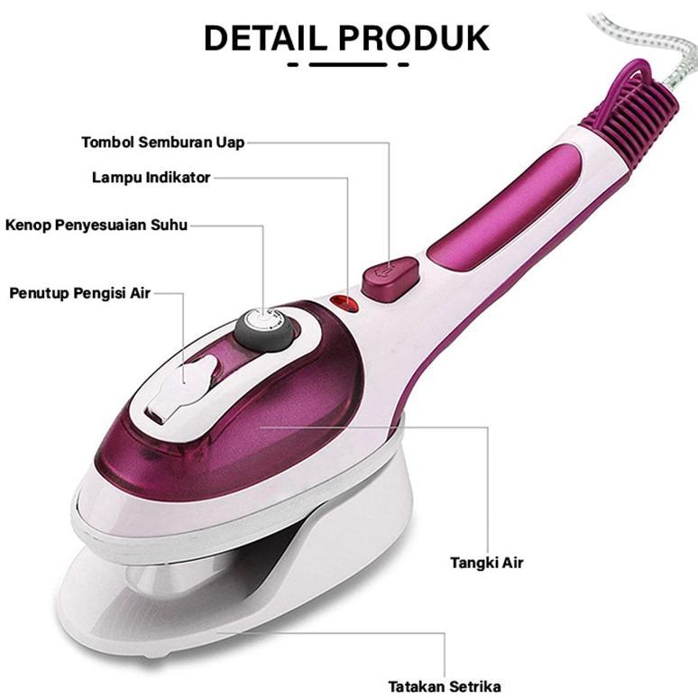 NEW Setrika Listrik Uap Mini / Mini Steam Iron / Setrika Listrik Mini