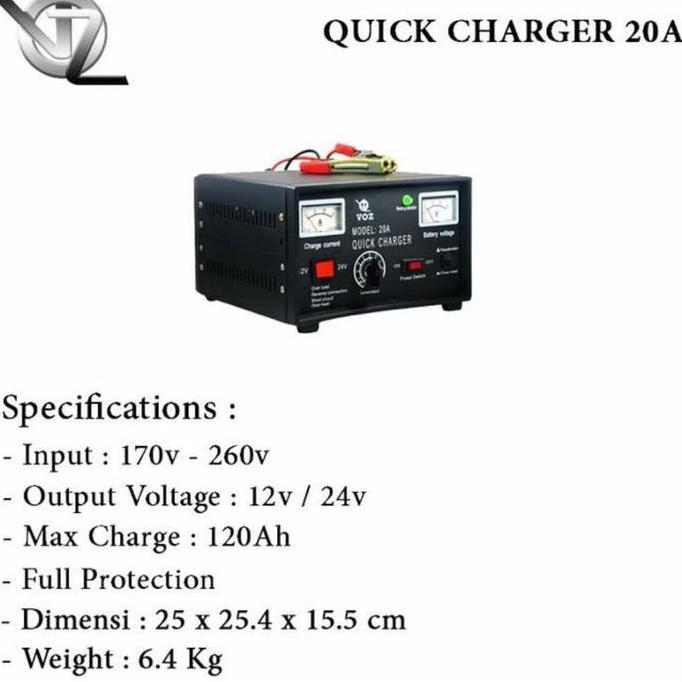 Sale Charger Aki 20Ah Voz
