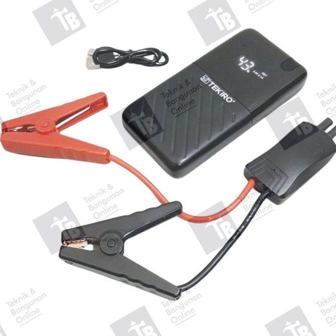 Grosir Tekiro Portable Jump Starter 8000 Mah Cd-Pj2069 / Alat Kejut Listrik Aki Mobil Dengan Led Sen