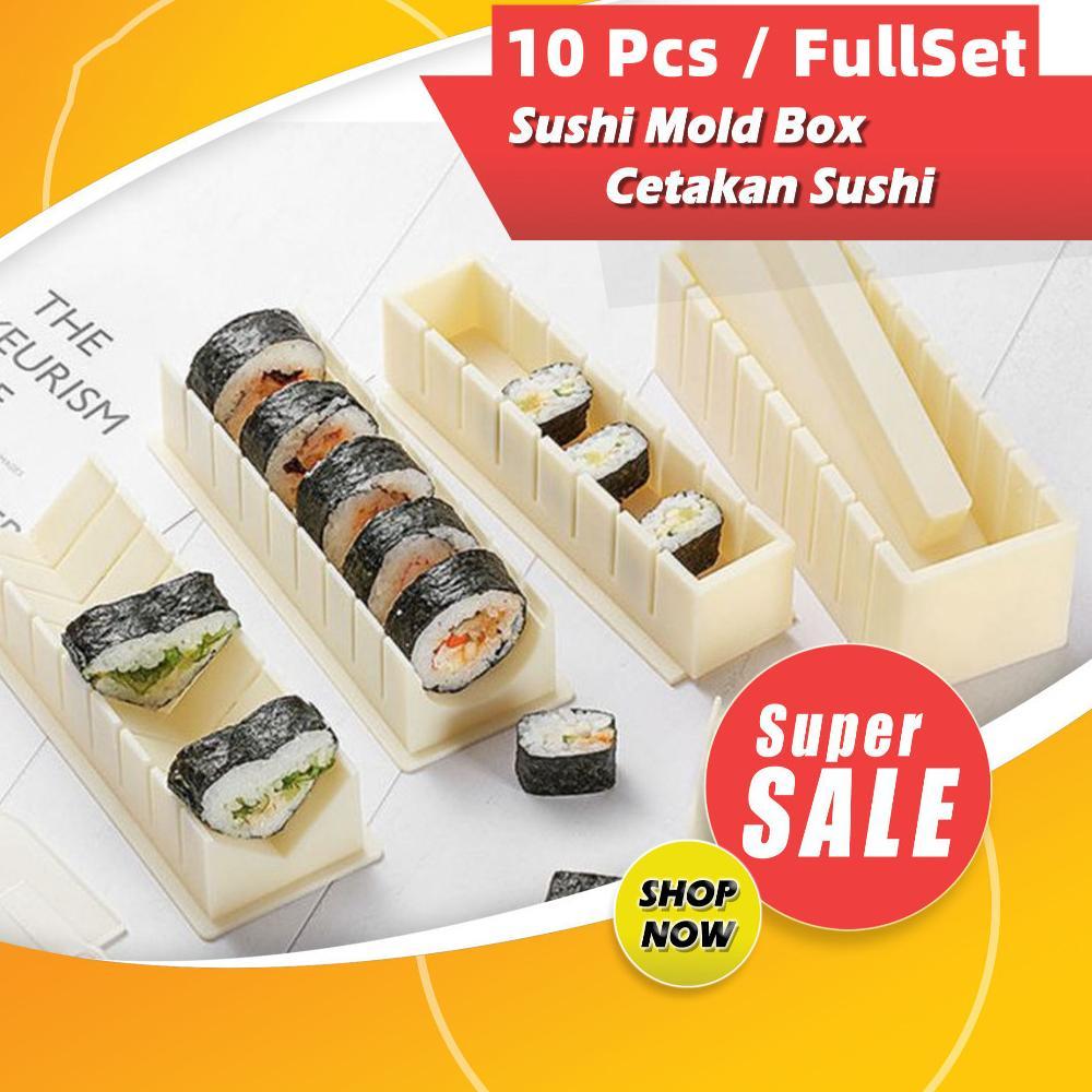 Sushi Maker / Cetakan Sushi / Sushi Making Alat Gulung Cetakan Pembuat Bento Nori / Cetakan Sushi Gu
