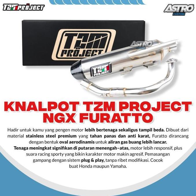 Promo Tzm Knalpot Ngx Furatto Beat Deluxe Genio Beat Street Scoopy Prestige Silincer