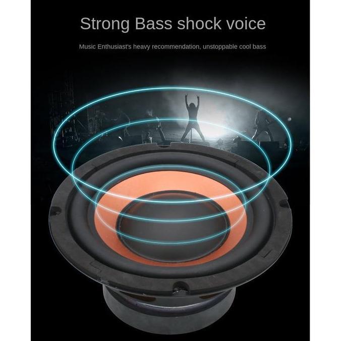 Murah Automoto Speaker Subwoofer Mobil Suara Bass Kuat Magnetic Steel Cocok Untuk Audio Mobil