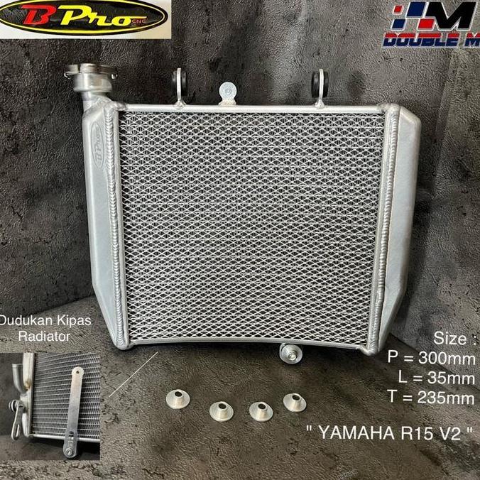 Radiator Aluminium Bpro Racing Ninja R Ss Rr Cbr Cb 150R Gsx 150 R/S Mx King R15 V2 V3 Sonic/Gtr