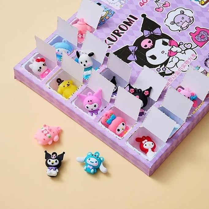 Chaolechuang 40Holes Losto Box Random Surprise Lucky Toblos Mainan Boneka  Bingo Blind Box
