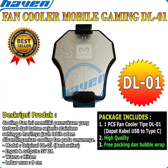 Fan Cooler Mobile Phone / Kipas Pendingin HP Mobile Cooling Fan Pad Cooler Handphone Super Cooling F