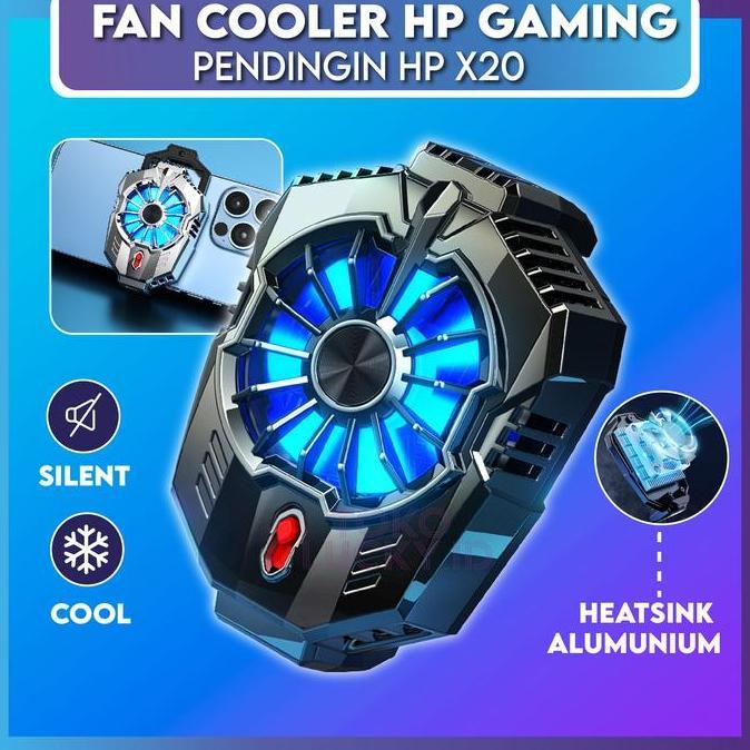 Fan Cooler HP Gaming Kipas Pendingin Cooling Pad Ponsel