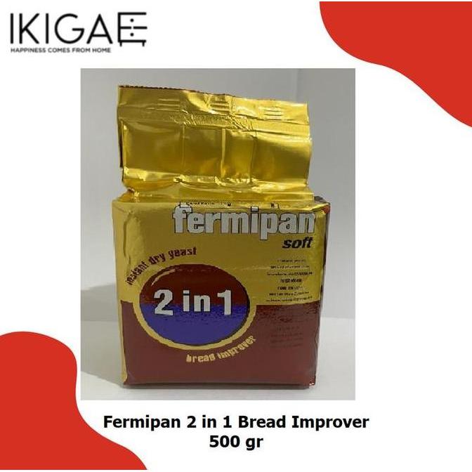 FERMIPAN 2 IN 1 + PELEMBUT / FERMIPAN 2 IN 1 BREAD IMPROVER 500 GR