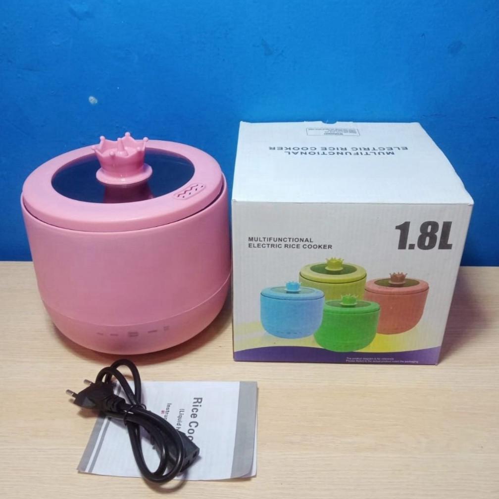 HOT PRODUCT Penanak Nasi Serbaguna/Rice Cooker Mini 1,8l/Penanak Nasi Multifungsi Terintegrasi Penan