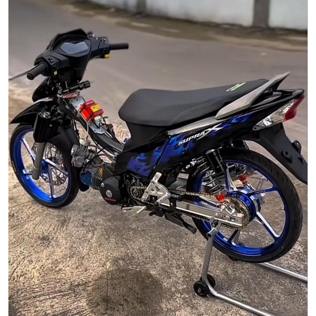 Tahan Lama Jok Motor Supra X 125 Batman Road Race Ozza Racing _ Jok Supra X 125 Batman