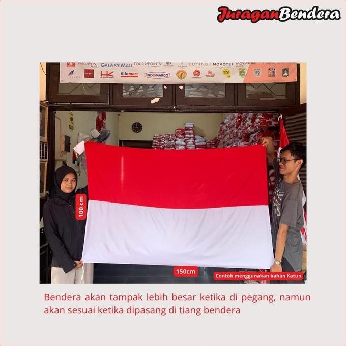 Bendera Merah Putih 100x150 cm / Bendera Rumah / Bendera Indonesia