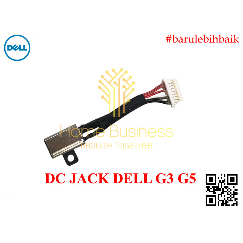 DC Power Jack Connector Konektor MB Dell G3 G5 G7 3579 3779 3590 5587 5590 7588 7590 Kabel Soket Cha