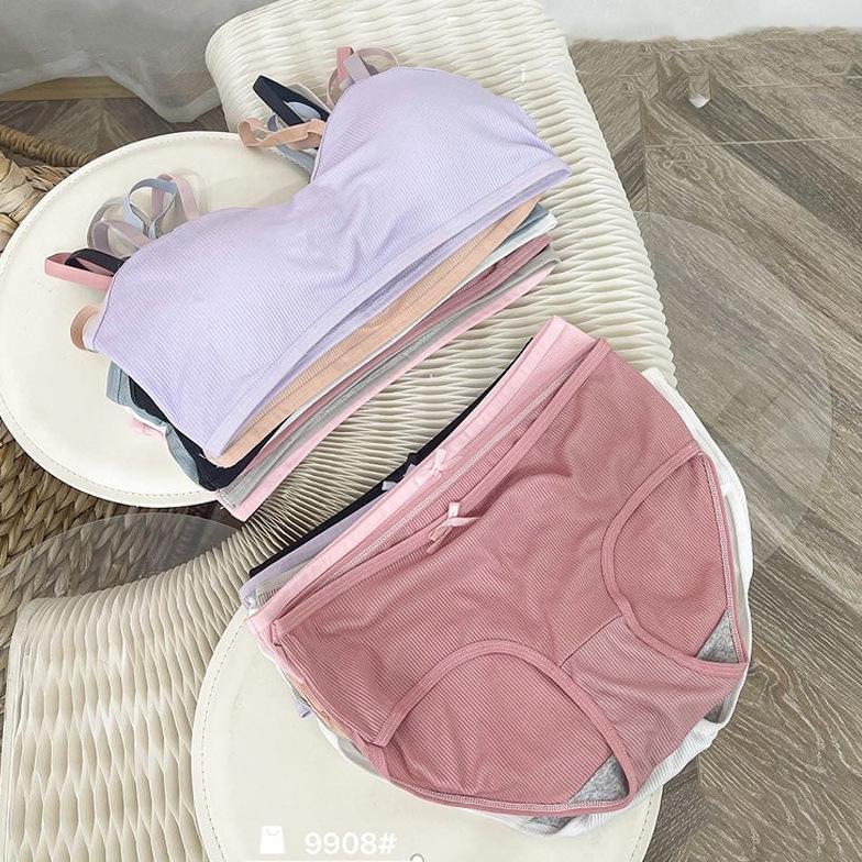 NEW BATAMMODE SET BRA CD SEKSI MOTIF POLOS SETELAN DALAMAN WANITA FULL CUP SANGAT MURAH