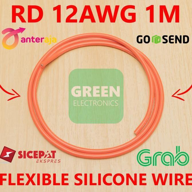 Kabel Cable AWG 12 AWG12 12AWG Silicone Silicon Silikon Flexible Wire terlaris