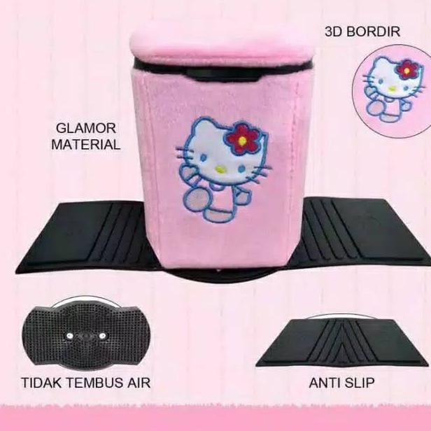 Promo Bulan Ini Tempat Sampah Hello Kitty Tempat Sampah Karakter Lucu Aksesoris Mobil Lucu