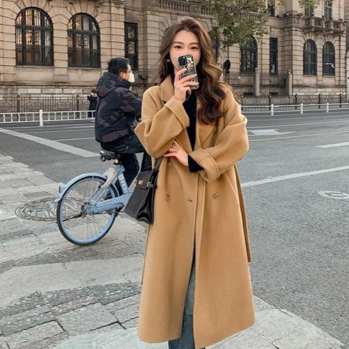 garansi jaket long blazer coat import premium  coat pocket katun import by ourplace