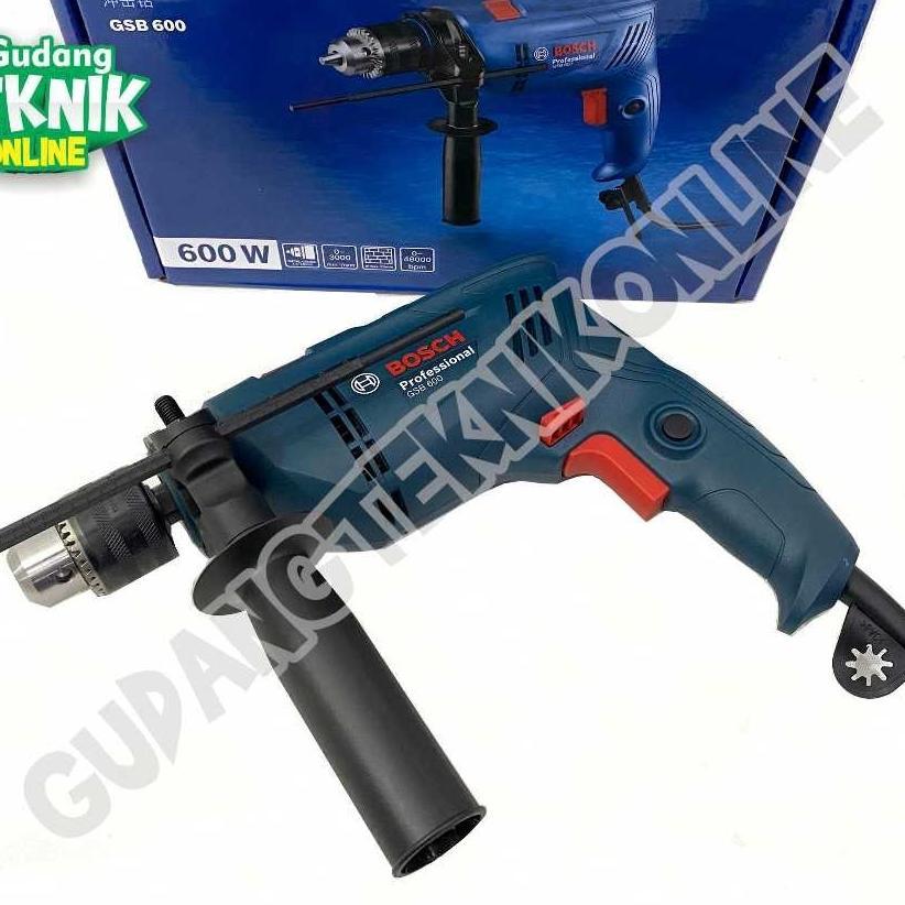 New Bosch Gsb 550 Gsb600 / Mesin Bor Tangan Bosch Gsb-550 - Impact Drill 13Mm Bosch Gsb550 Gsb600 Bo