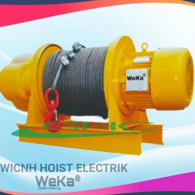 ZISIMAHE ELECTRIC WINCH HOIST 5 TON 100 METER WEKA GERMANY