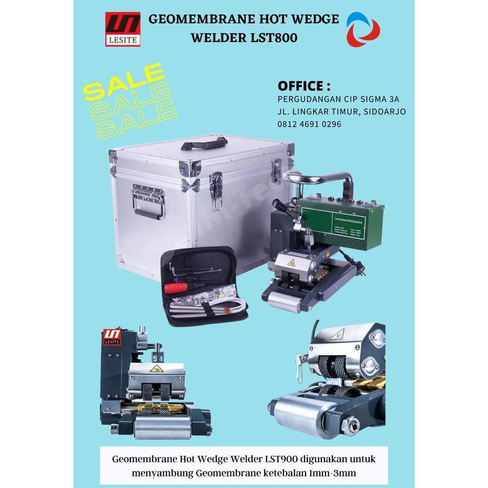ZISIMAHE Geomembrane Hot Wedge Welder LST900-Mesin Las Geomembrane