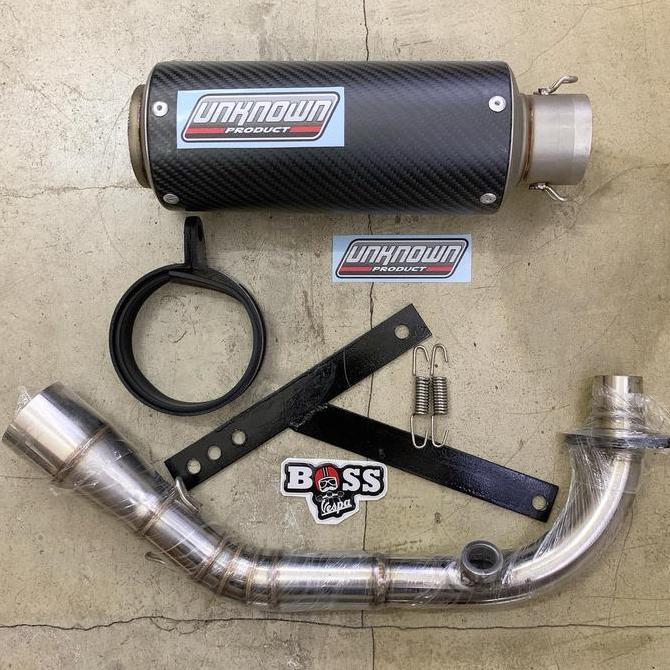 DERADUAJI Knalpot Unknown Omicron Gen2 Vespa Sprint Primavera S LX LXV