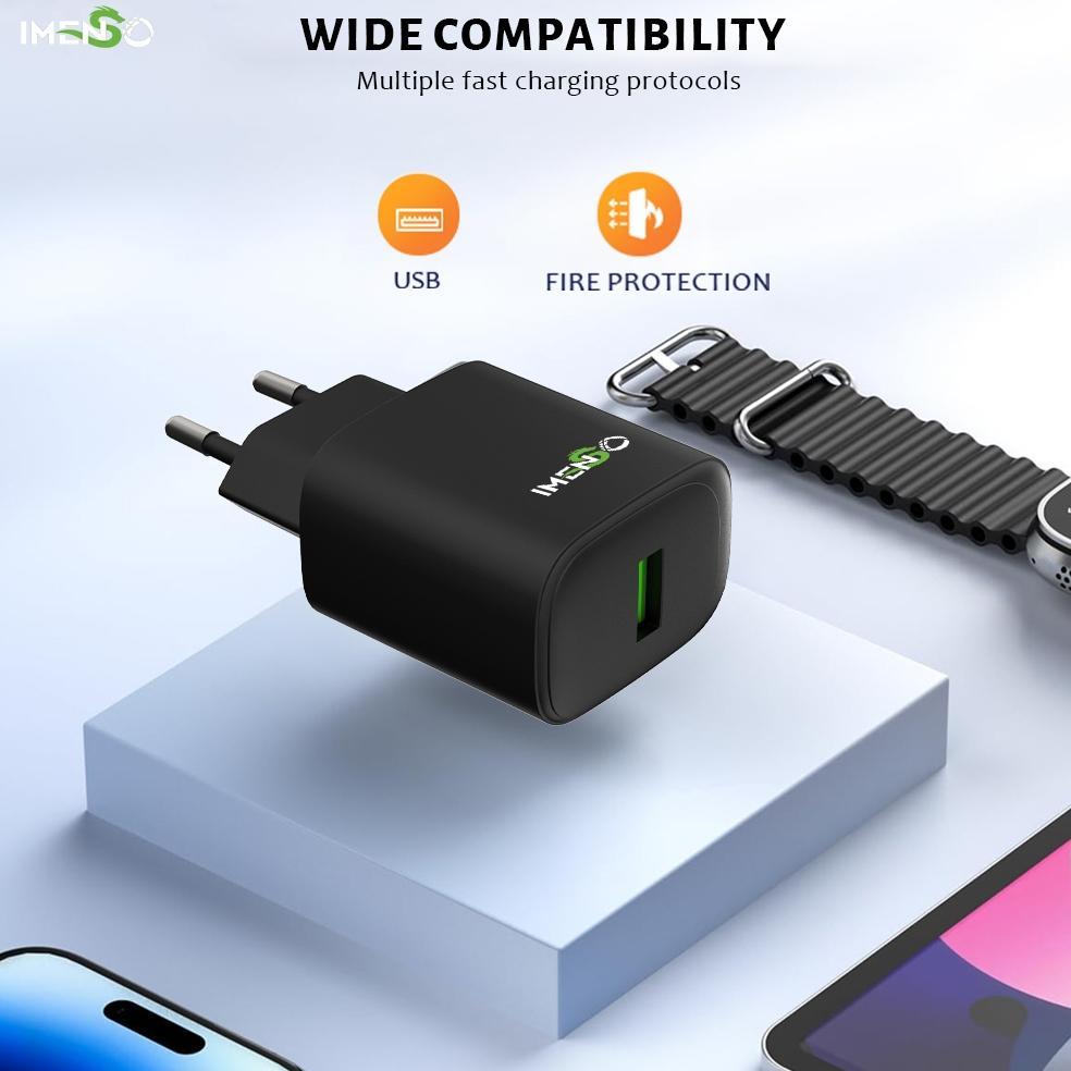 TERBARU IMENSO Kepala Charger USB Port Adaptor HP Iphone Android  C3005 Original Bergaransi