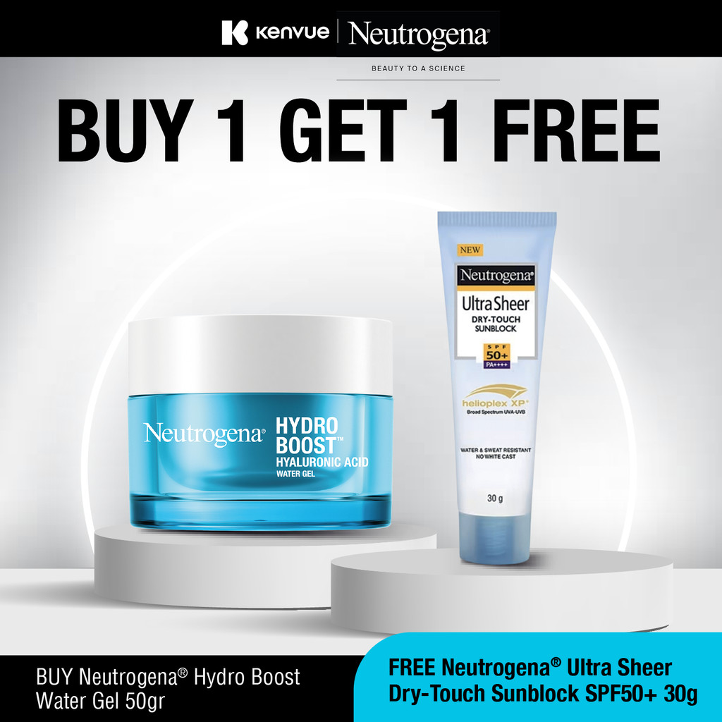 [BUY 1 GET 1] NEUTROGENA Hydro Boost Hyaluronic Acid Water Gel - Moisturizer Pelembab Wajah 50 gr Fr
