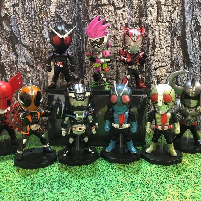 wcf world collectible figure kamen masked rider original banpresto japan version drive wild, ex aid,
