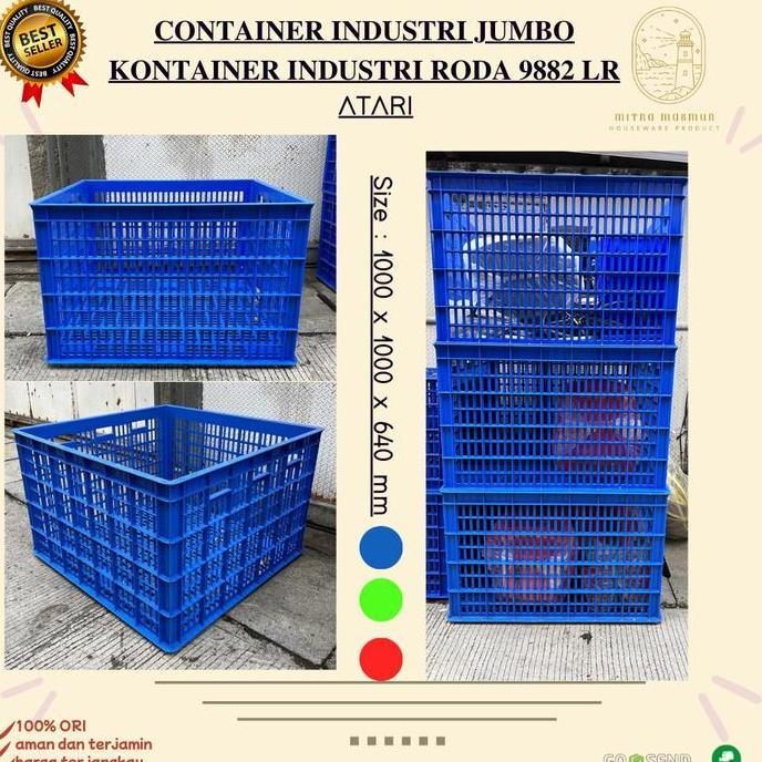 Atari - Container Box Industri 9882 Lr Roda / Kontainer Industri Roda