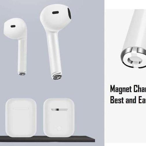 Odio- Headset Bluetooth Pinzy I9S Twins With Magnetic Charging Case - Putih