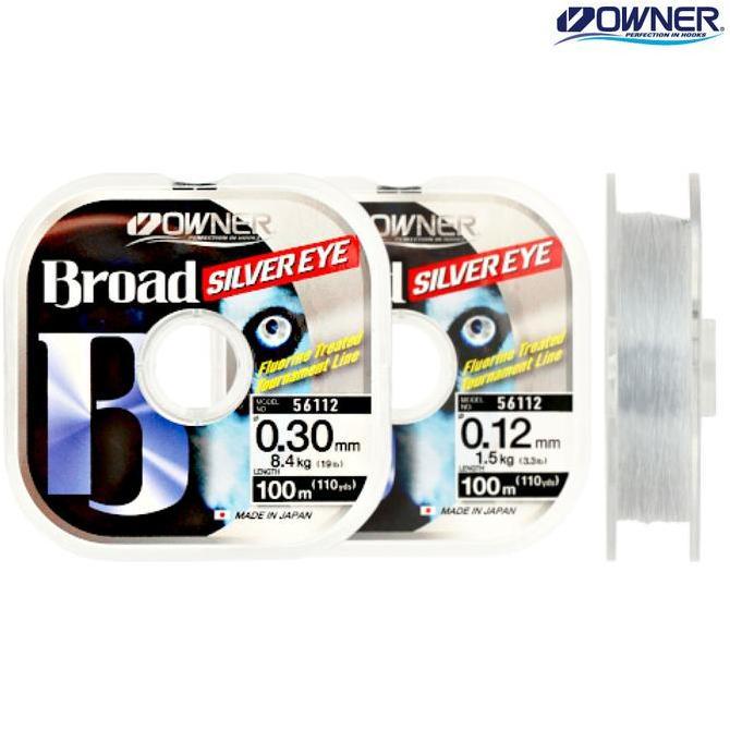 Senar Pancing Owner Broad Silver Eye 100m Made in Japan