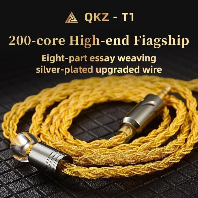 Odio- Qkz T1 Kabel Upgrade 200 Cores 8 Strand Qdc For Kz Qkz Trn