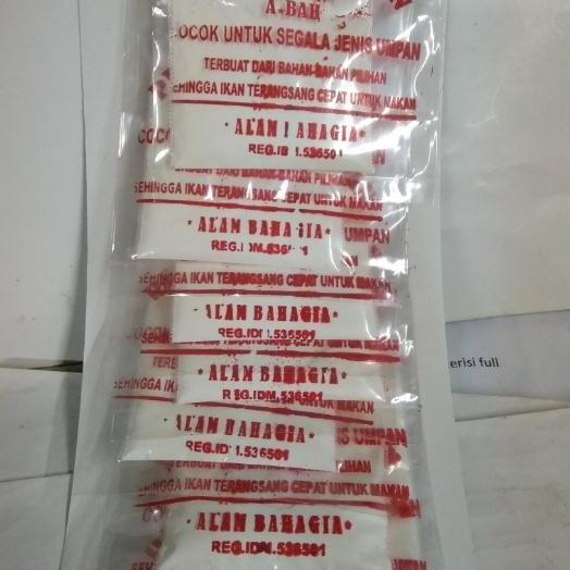 bubuk biang susu abah campuran umpan mancing 1 renteng isi 10