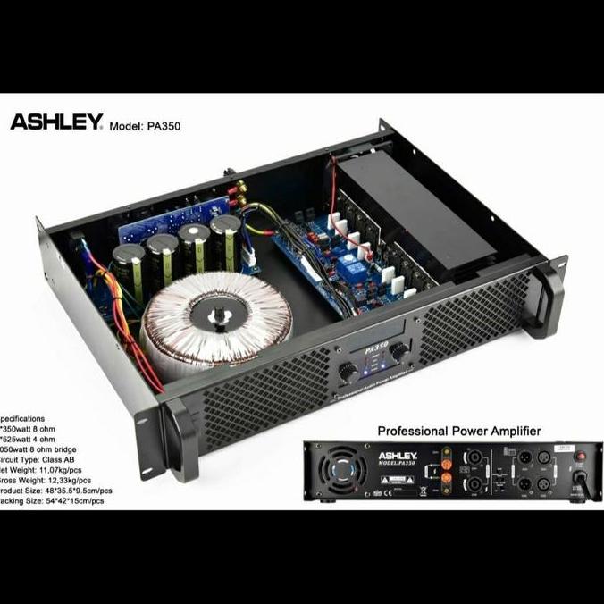 POWER AMPLIFIER ASHLEY PA350/PA 350 ORIGINAL NEW