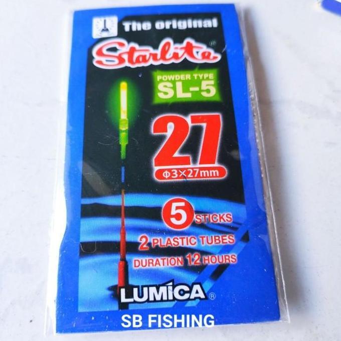 lampu pancing starlite lumica original starlite pancing ready