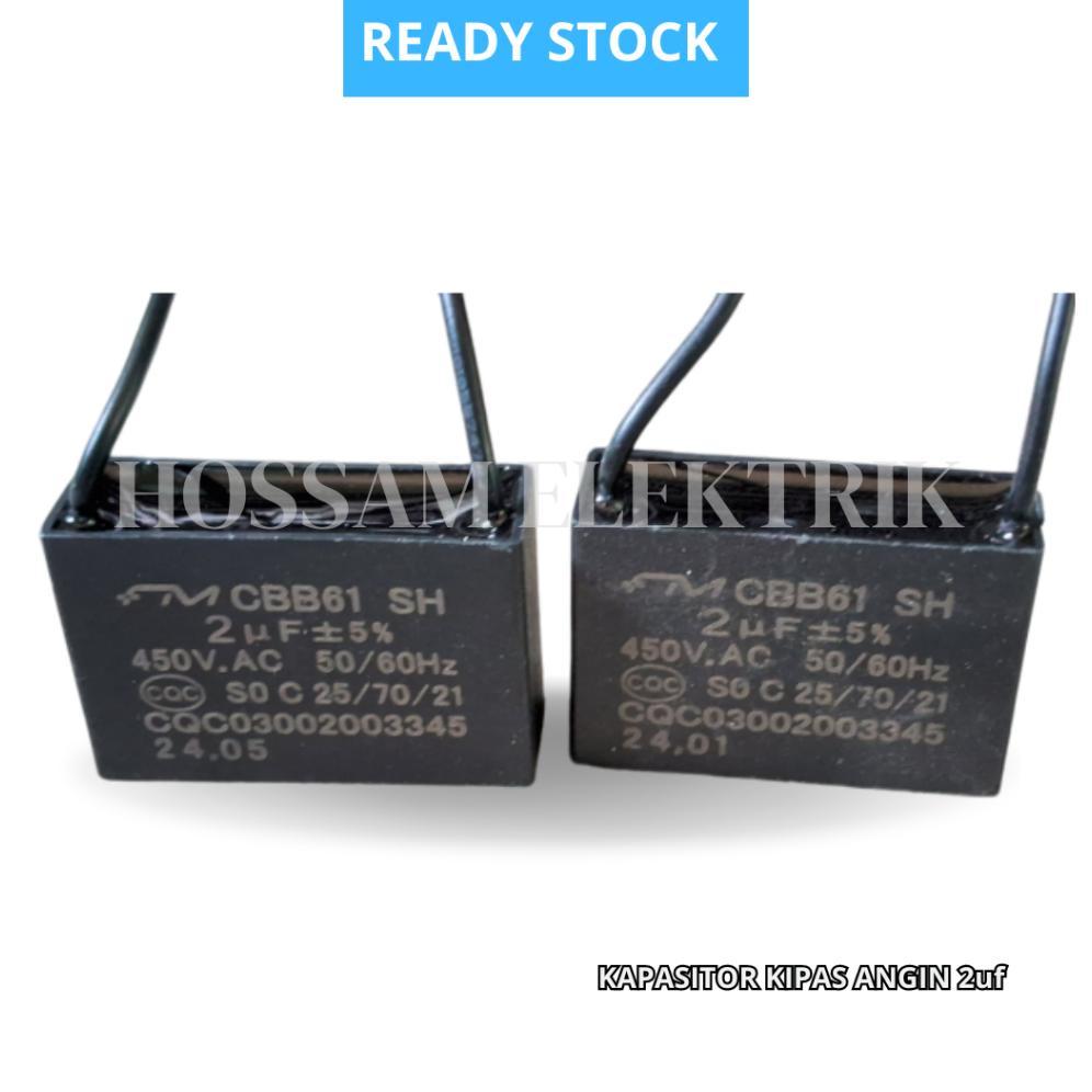 BRENIADYA [BAYAR DITEMPAT] KAPASITOR KIPAS ANGIN - CAPASITOR 1,2UF, 1,5UF, 1,8UF, 2UF, 2,5UF, 3 UF, 