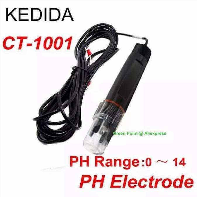 BEBAS ONGKIR - PH Meter Electrode Kedida CT-1001 Probe Elektroda CT1001 for CT6659 Tester Asam Basa 