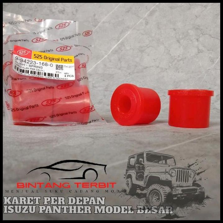 GRATIS ONGKIR KARET ANTING PER BAGIAN DEPAN ISUZU PANTHER 