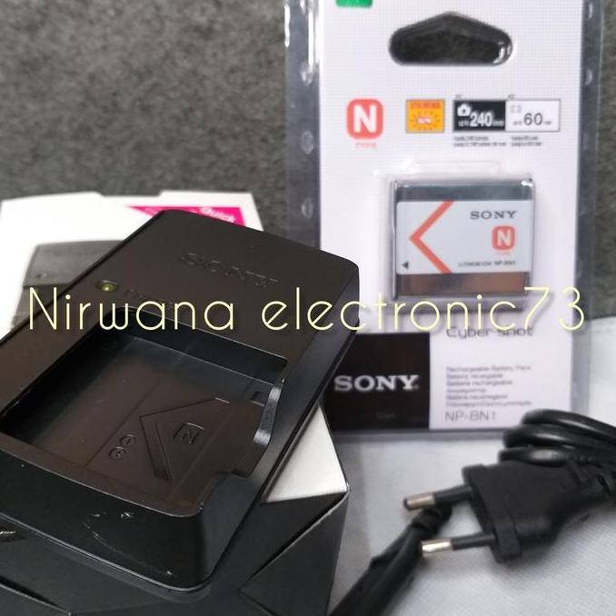 TERBARU - Baterai + Charger Camera CyberShot SONY DSC W830