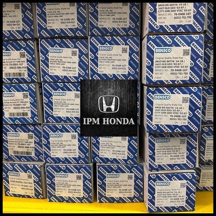 DISKON 04465-52260 / 04465-0D140 / 04465-YZZR6 BRAKE PAD KAMPAS REM DEPAN TOYOTA VIOS LIMO TYPE E 20