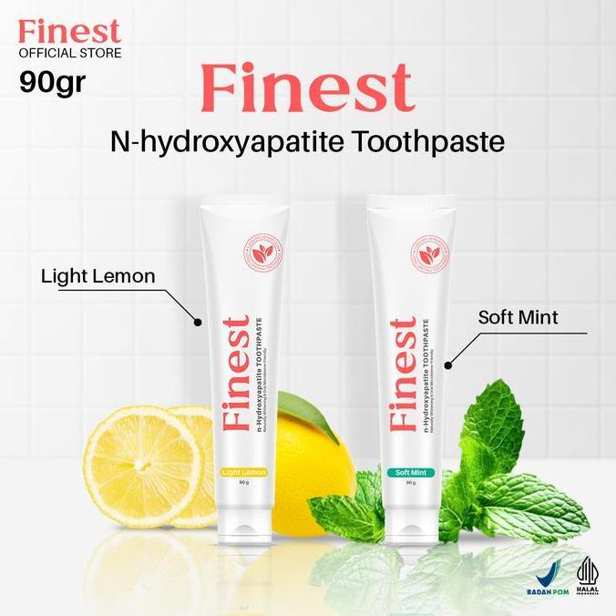 Cod,Bisa- Finest Toothpaste 90 Gr Pasta Gigi Premium Nano Hydroxyapatite
