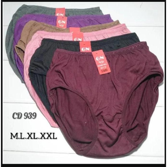 Wkwkwk- (M L Xl 3L/Xxl) Celana Dalam Golden Nick Super Soft Isi 6 Pcs, 12Pcs Cd Golden Nick 937 939 