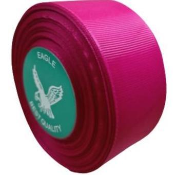 Newstockcik- Pita Grossgrain Polos 4 Cm Per Roll Pita Grossgrain Pita Salur Pita Premium Murah Merah