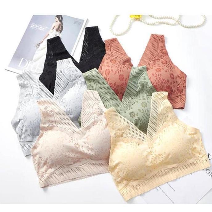 Wkwkwk- Und13 Seamless Bra Jepang Anti Begah Bh Busa