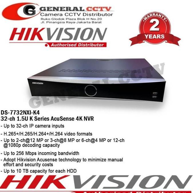 Looking- Hikvision 7732Ni-K4 Nvr 32 Channel Hikvision 4K