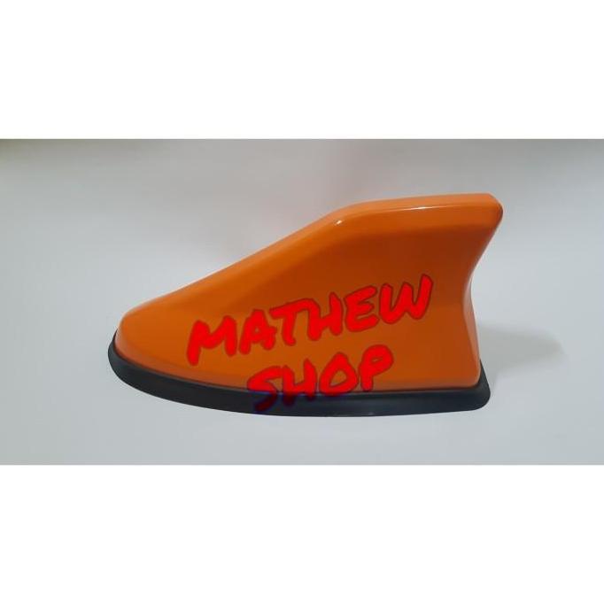 Antena Hybrid Agya Orange / Antena Mobil Sirip Hiu Agya Orange