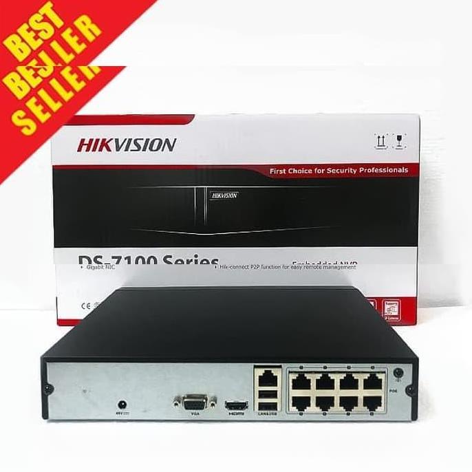Looking- Nvr Hikvision Ds-7108Ni-Q1/8P/M Poe 8 Ch Support Poe 8Ch
