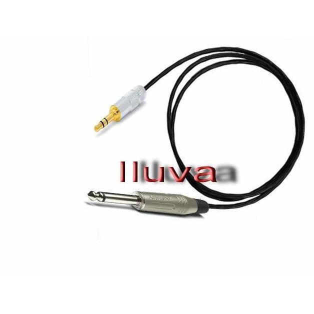 HARGA DISC - Kabel Canare 1 Mtr Plus Jack 3,5mm Stereo To Akai 6,3mm Amphenol Mono