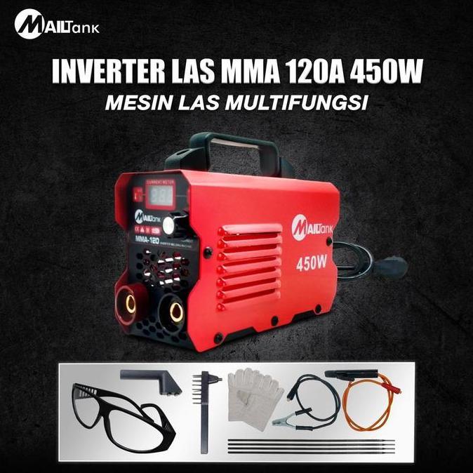Cod,Bisa- Mailtank Sh500 Mesin Las  Mailtank Inverter Welding Machine Sh500 Travo Las Mma-120A Mesin